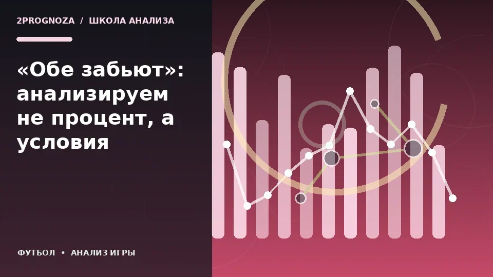 Тематическая иллюстрация: «Обе забьют»: анализируем не процент, а условия