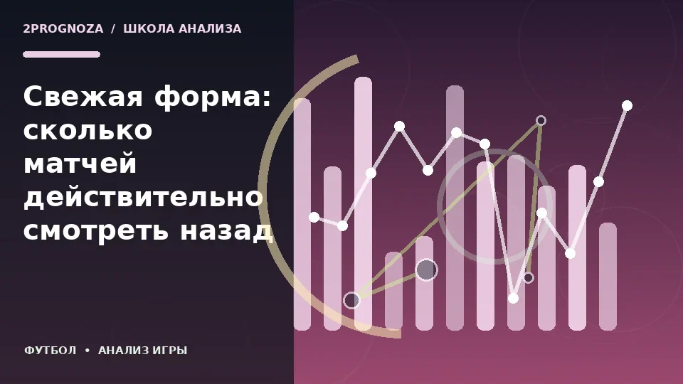 Тематическая иллюстрация: Свежая форма: сколько матчей действительно смотреть назад